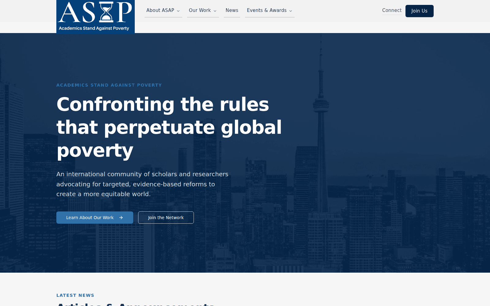 Academics Stand Against Poverty