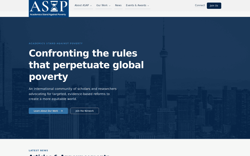 Academics Stand Against Poverty