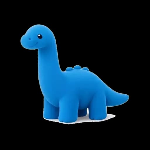 The Velvet Dinosaur mascot